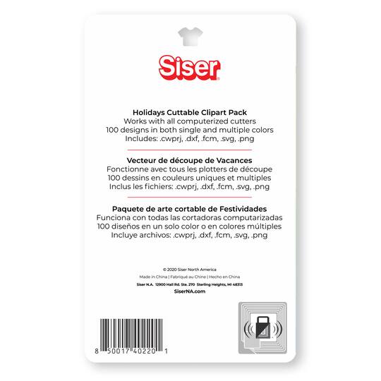 Download Siser Holidays Cuttable Clipart Pack Michaels